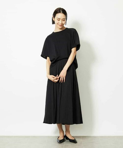 MICHEL KLEIN / ミッシェルクラン ロング・マキシ丈スカート | [セットアップ対応]トリオシアーチェックフレアスカート | 詳細14