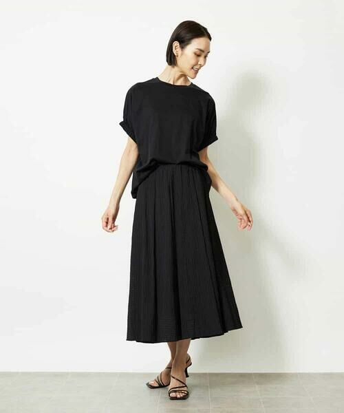 MICHEL KLEIN / ミッシェルクラン ロング・マキシ丈スカート | [セットアップ対応]トリオシアーチェックフレアスカート | 詳細15