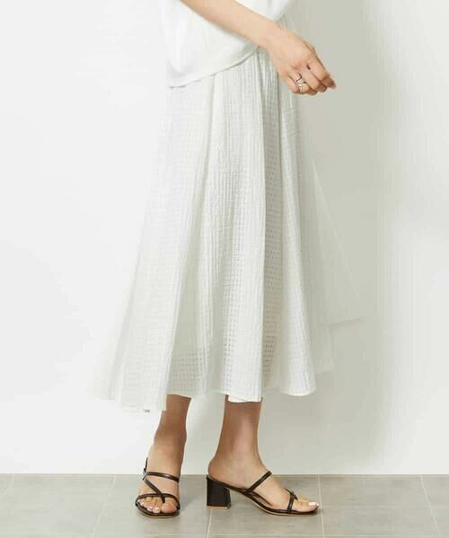 MICHEL KLEIN / ミッシェルクラン ロング・マキシ丈スカート | [セットアップ対応]トリオシアーチェックフレアスカート | 詳細19