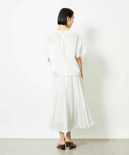 MICHEL KLEIN / ミッシェルクラン ロング・マキシ丈スカート | [セットアップ対応]トリオシアーチェックフレアスカート | 詳細22