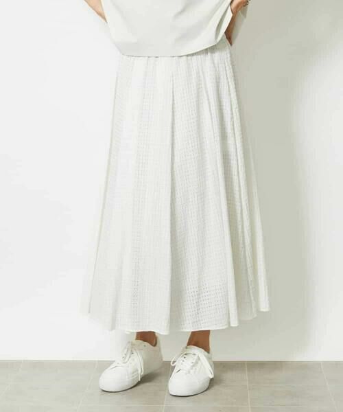 MICHEL KLEIN / ミッシェルクラン ロング・マキシ丈スカート | [セットアップ対応]トリオシアーチェックフレアスカート | 詳細23