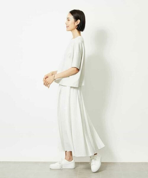 MICHEL KLEIN / ミッシェルクラン ロング・マキシ丈スカート | [セットアップ対応]トリオシアーチェックフレアスカート | 詳細26