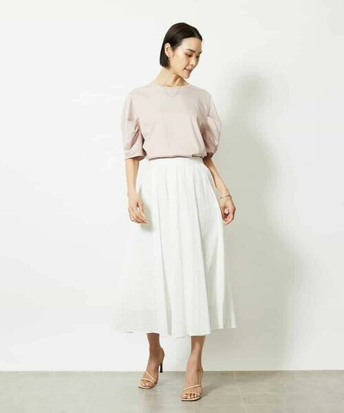 MICHEL KLEIN / ミッシェルクラン ロング・マキシ丈スカート | [セットアップ対応]トリオシアーチェックフレアスカート | 詳細28