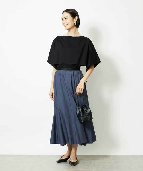 MICHEL KLEIN / ミッシェルクラン ロング・マキシ丈スカート | シャンブレーデニムフレアスカート | 詳細10