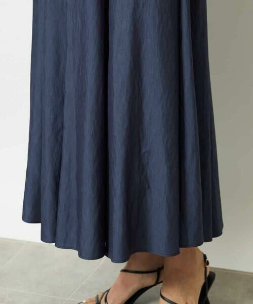 MICHEL KLEIN / ミッシェルクラン ロング・マキシ丈スカート | シャンブレーデニムフレアスカート | 詳細16