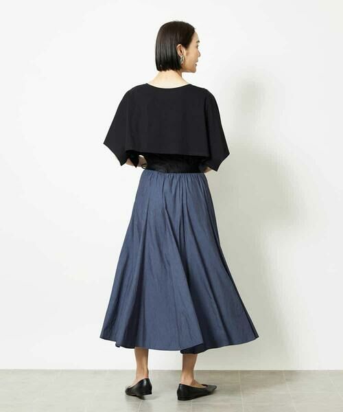 MICHEL KLEIN / ミッシェルクラン ロング・マキシ丈スカート | シャンブレーデニムフレアスカート | 詳細9