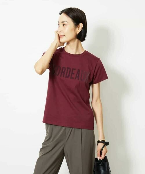 MICHEL KLEIN / ミッシェルクラン カットソー | フロッキーロゴTシャツ | 詳細1