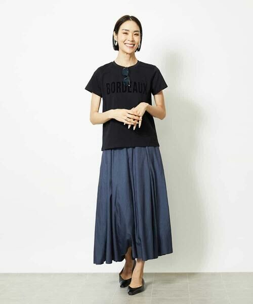 MICHEL KLEIN / ミッシェルクラン カットソー | フロッキーロゴTシャツ | 詳細11