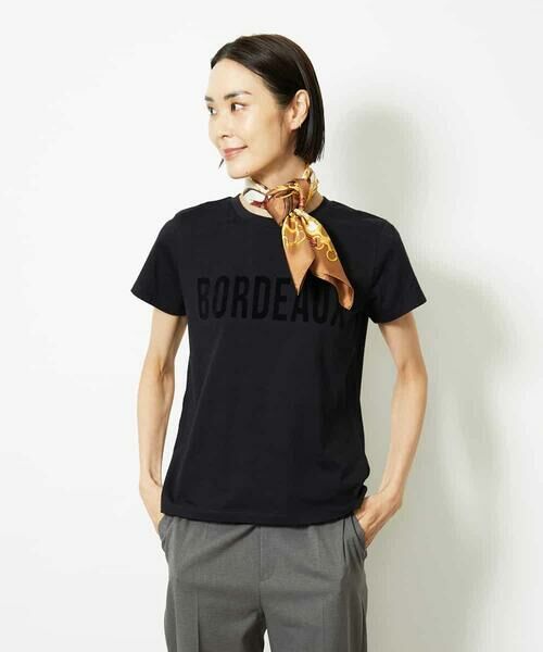 MICHEL KLEIN / ミッシェルクラン カットソー | フロッキーロゴTシャツ | 詳細12