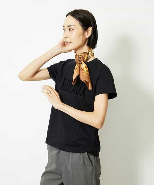 MICHEL KLEIN / ミッシェルクラン カットソー | フロッキーロゴTシャツ | 詳細13