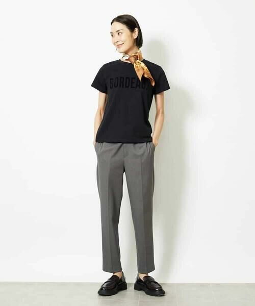 MICHEL KLEIN / ミッシェルクラン カットソー | フロッキーロゴTシャツ | 詳細14