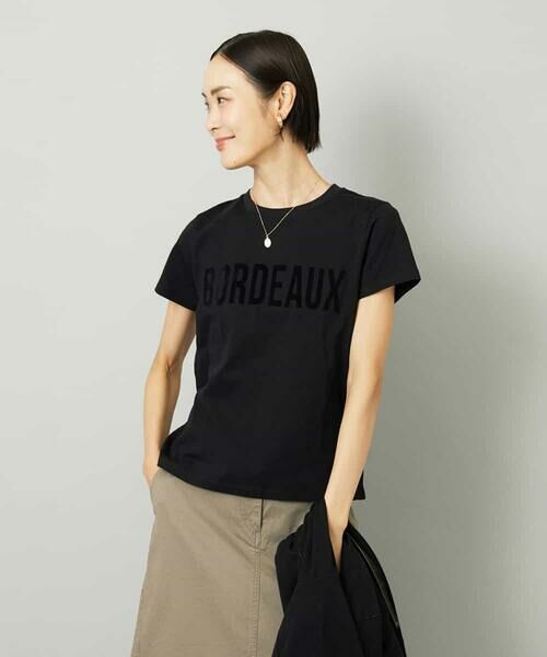 MICHEL KLEIN / ミッシェルクラン カットソー | フロッキーロゴTシャツ | 詳細22