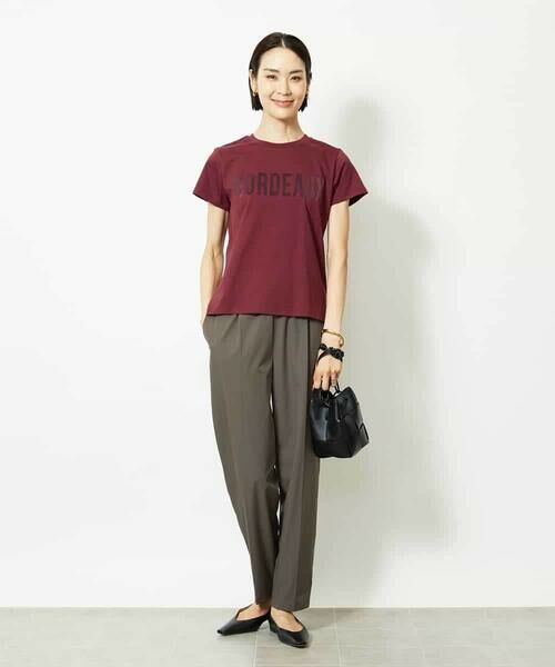 MICHEL KLEIN / ミッシェルクラン カットソー | フロッキーロゴTシャツ | 詳細3