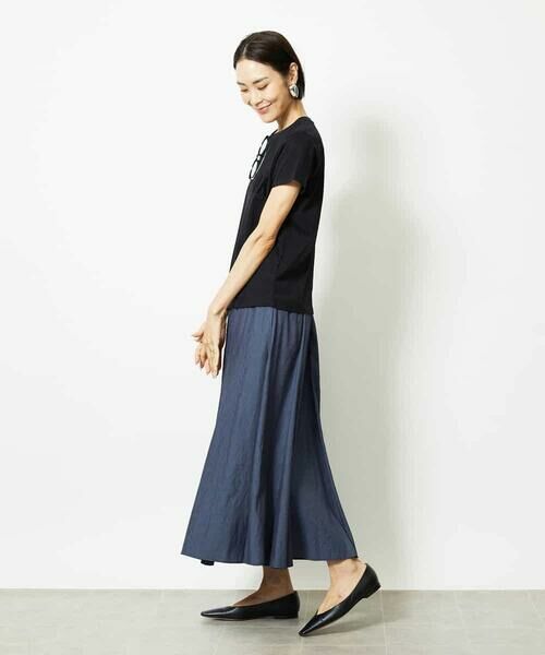 MICHEL KLEIN / ミッシェルクラン カットソー | フロッキーロゴTシャツ | 詳細9