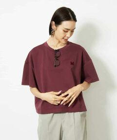 MICHEL KLEIN / ミッシェルクラン カットソー | イニシャル刺繍Ｔシャツ(無地）