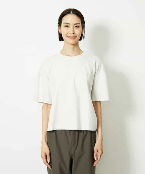 MICHEL KLEIN / ミッシェルクラン カットソー | イニシャル刺繍Ｔシャツ(無地） | 詳細15