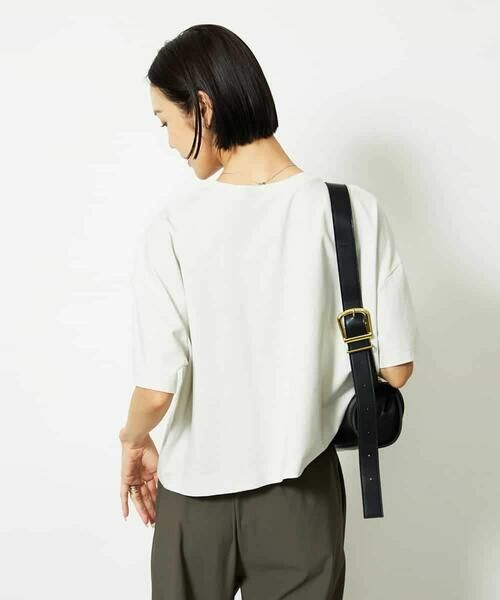 MICHEL KLEIN / ミッシェルクラン カットソー | イニシャル刺繍Ｔシャツ(無地） | 詳細2