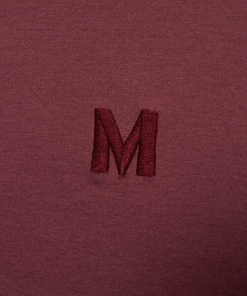 MICHEL KLEIN / ミッシェルクラン カットソー | イニシャル刺繍Ｔシャツ(無地） | 詳細22