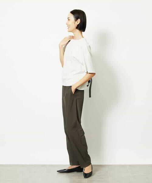 MICHEL KLEIN / ミッシェルクラン カットソー | イニシャル刺繍Ｔシャツ(無地） | 詳細4