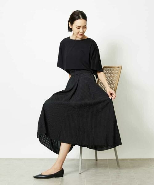 MICHEL KLEIN / ミッシェルクラン カットソー | ケープスリーブカットソー | 詳細10