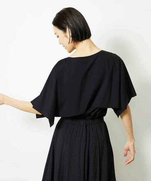 MICHEL KLEIN / ミッシェルクラン カットソー | ケープスリーブカットソー | 詳細13