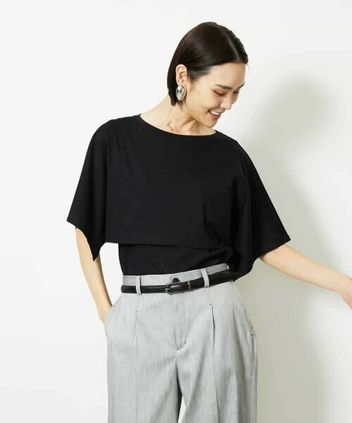 MICHEL KLEIN / ミッシェルクラン カットソー | ケープスリーブカットソー | 詳細19