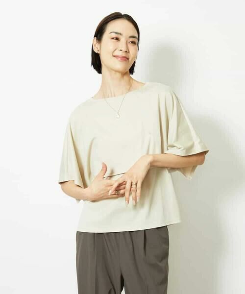 MICHEL KLEIN / ミッシェルクラン カットソー | ケープスリーブカットソー | 詳細2