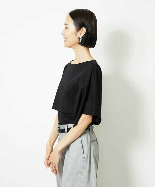 MICHEL KLEIN / ミッシェルクラン カットソー | ケープスリーブカットソー | 詳細20