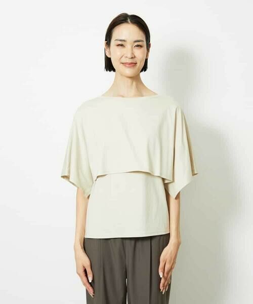 MICHEL KLEIN / ミッシェルクラン カットソー | ケープスリーブカットソー | 詳細26