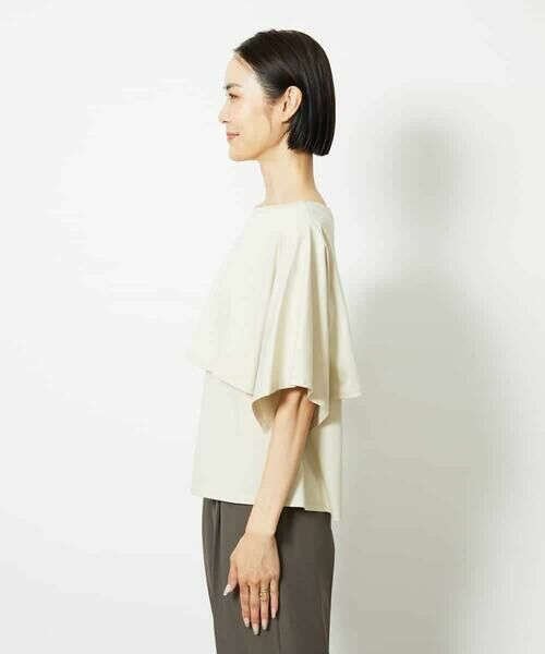 MICHEL KLEIN / ミッシェルクラン カットソー | ケープスリーブカットソー | 詳細27