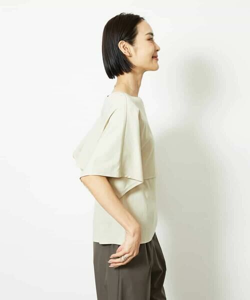 MICHEL KLEIN / ミッシェルクラン カットソー | ケープスリーブカットソー | 詳細3