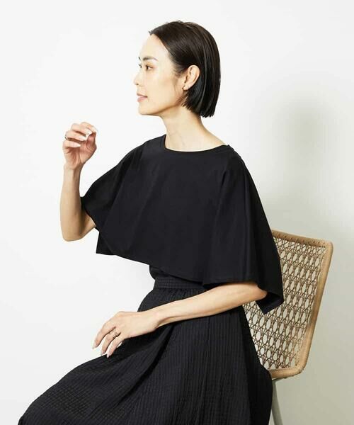 MICHEL KLEIN / ミッシェルクラン カットソー | ケープスリーブカットソー | 詳細8