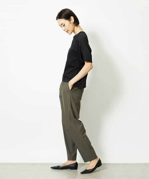 MICHEL KLEIN / ミッシェルクラン カットソー | [セットアップ対応]トリオシアーチェックカットソー | 詳細12