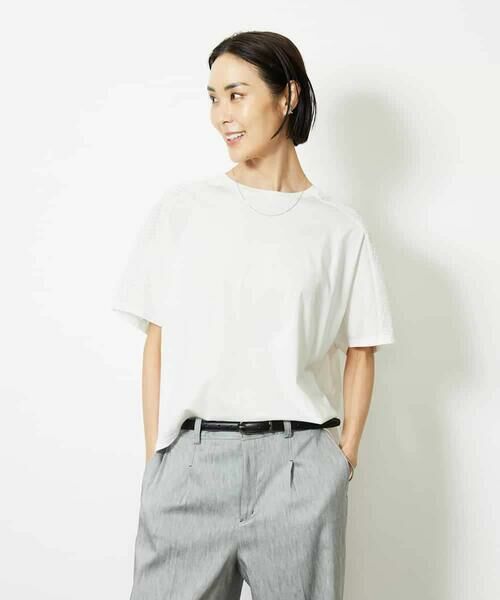 MICHEL KLEIN / ミッシェルクラン カットソー | [セットアップ対応]トリオシアーチェックカットソー | 詳細14