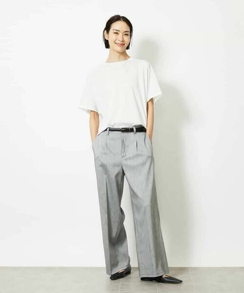 MICHEL KLEIN / ミッシェルクラン カットソー | [セットアップ対応]トリオシアーチェックカットソー | 詳細16