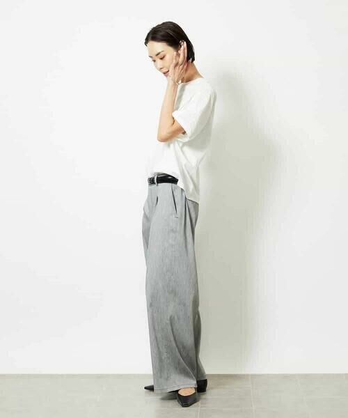 MICHEL KLEIN / ミッシェルクラン カットソー | [セットアップ対応]トリオシアーチェックカットソー | 詳細17