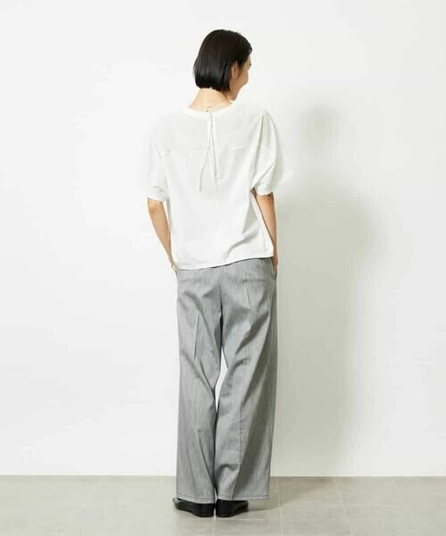 MICHEL KLEIN / ミッシェルクラン カットソー | [セットアップ対応]トリオシアーチェックカットソー | 詳細18