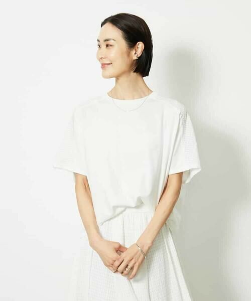 MICHEL KLEIN / ミッシェルクラン カットソー | [セットアップ対応]トリオシアーチェックカットソー | 詳細19