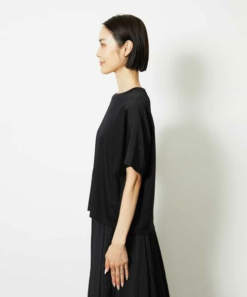 MICHEL KLEIN / ミッシェルクラン カットソー | [セットアップ対応]トリオシアーチェックカットソー | 詳細27