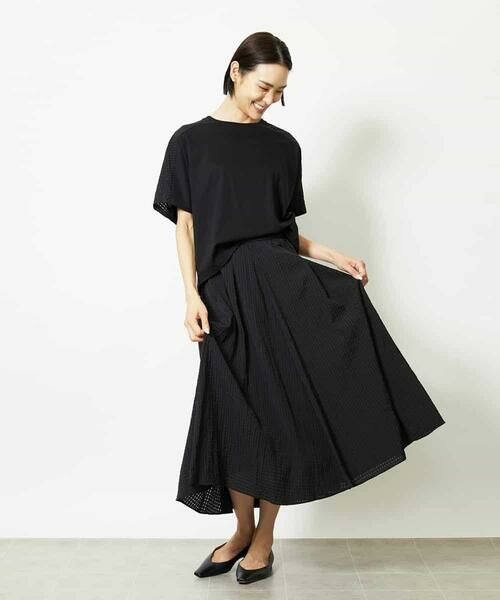 MICHEL KLEIN / ミッシェルクラン カットソー | [セットアップ対応]トリオシアーチェックカットソー | 詳細4