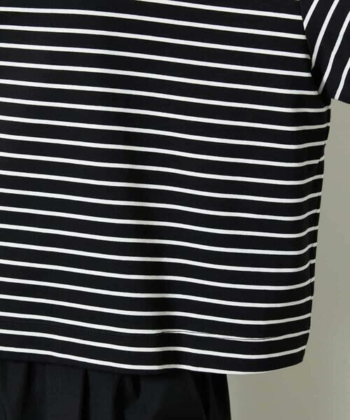 MICHEL KLEIN / ミッシェルクラン カットソー | イニシャル刺繍Ｔシャツ(ボーダー柄） | 詳細17