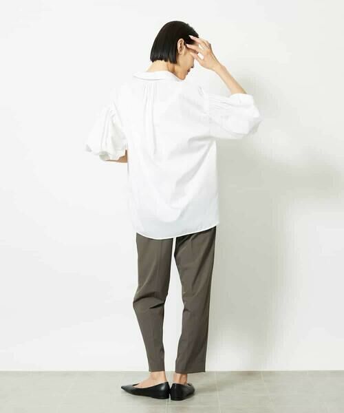 MICHEL KLEIN / ミッシェルクラン チノ・ワークパンツ | ［セットアップ対応］コージーテーパードパンツ | 詳細10