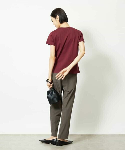 MICHEL KLEIN / ミッシェルクラン チノ・ワークパンツ | ［セットアップ対応］コージーテーパードパンツ | 詳細13