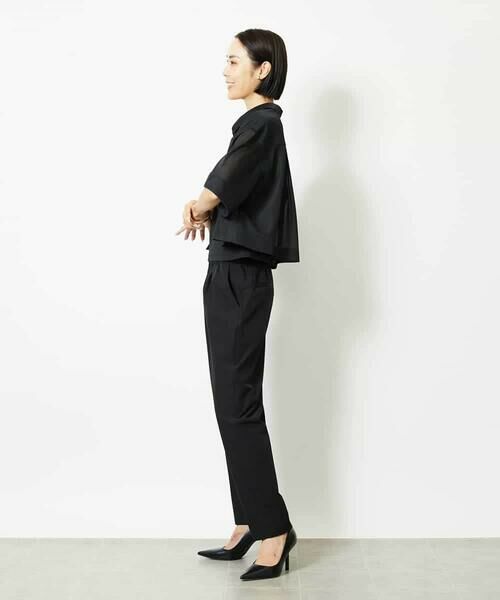 MICHEL KLEIN / ミッシェルクラン チノ・ワークパンツ | ［セットアップ対応］コージーテーパードパンツ | 詳細19