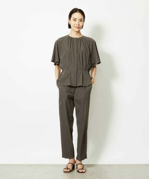 MICHEL KLEIN / ミッシェルクラン チノ・ワークパンツ | ［セットアップ対応］コージーテーパードパンツ | 詳細2