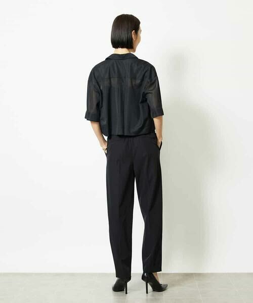 MICHEL KLEIN / ミッシェルクラン チノ・ワークパンツ | ［セットアップ対応］コージーテーパードパンツ | 詳細20