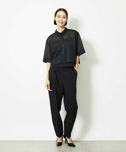 MICHEL KLEIN / ミッシェルクラン チノ・ワークパンツ | ［セットアップ対応］コージーテーパードパンツ | 詳細21