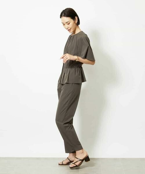 MICHEL KLEIN / ミッシェルクラン チノ・ワークパンツ | ［セットアップ対応］コージーテーパードパンツ | 詳細3