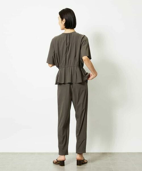 MICHEL KLEIN / ミッシェルクラン チノ・ワークパンツ | ［セットアップ対応］コージーテーパードパンツ | 詳細4