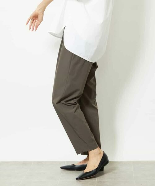 MICHEL KLEIN / ミッシェルクラン チノ・ワークパンツ | ［セットアップ対応］コージーテーパードパンツ | 詳細6